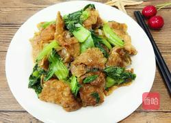 油菜烧面筋的做法图解11