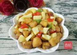 菠萝时蔬炒馒头的做法图解9