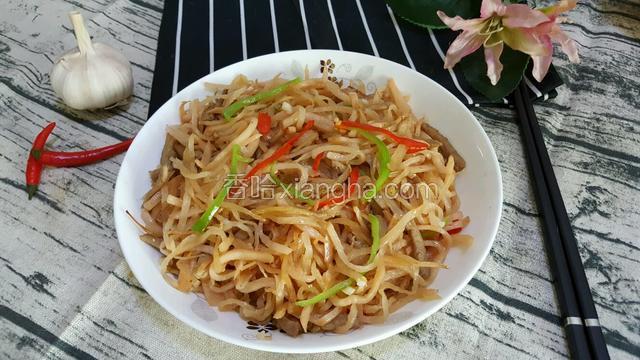 肉炒酸萝卜