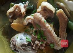 海带炖老鸭汤的做法图解4