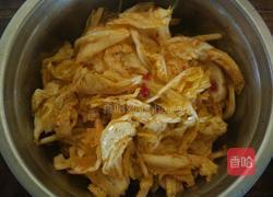 酸辣包菜叶的做法图解5