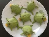 菠菜汁招财蛙的做法[图]