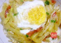 土豆丝卧鸡蛋的做法图解4
