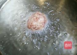 娃娃菜炖狮子头的做法图解6