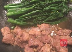 瘦肉炒菜心的做法图解6