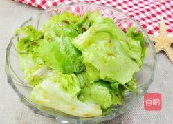 爽口生菜的做法图解5