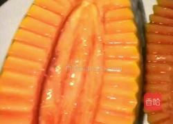 木瓜纯牛奶的做法图解1