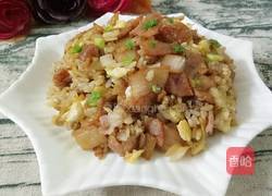 鸡蛋培根炒饭的做法图解1