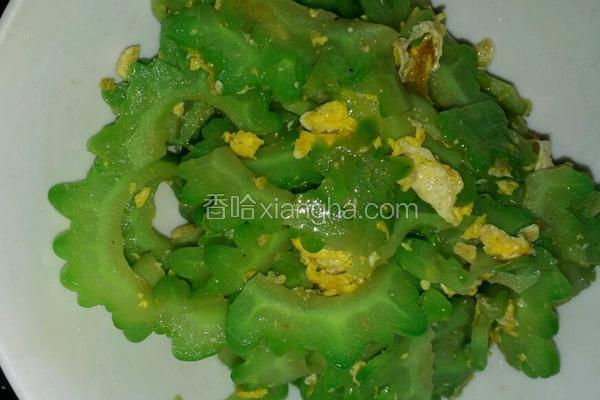 苦瓜炒鸡蛋