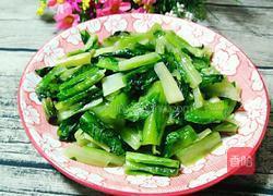 清炒莴笋叶的做法图解7