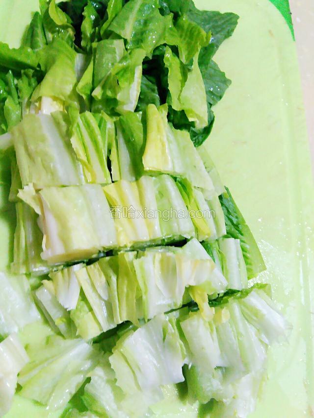 切成小段。
