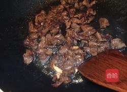 炒烤肉的做法图解3