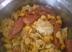 玉米火腿肠炒鸡蛋