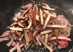 瘦肉炒三丝的做法图解5