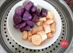 水晶双薯糯米饼的做法图解1