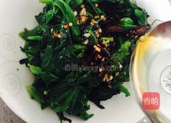 陈醋菠菜花生米的做法图解3