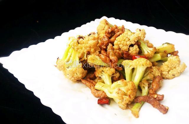 干锅肉丝菜花