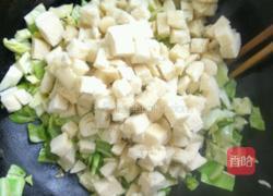 甘蓝炒馍丁的做法图解5