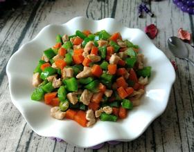 青椒炒鸡丁[图]