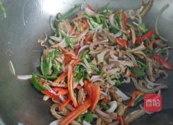 爆炒卤牛肚的做法图解6