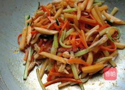 苹果炒鸡肉丝的做法图解10