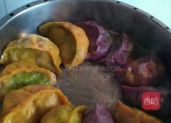 彩色蔬菜汁饺子的做法图解10