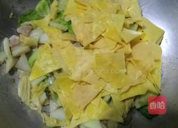 白菜大格扎炒肉的做法图解8