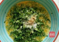 香菜煎鸡蛋的做法图解5