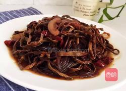 干豆角粉丝肉的做法图解7