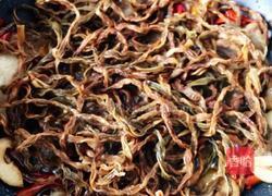 干豆角粉丝肉的做法图解4