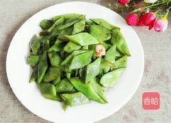 素炒扁豆的做法图解10
