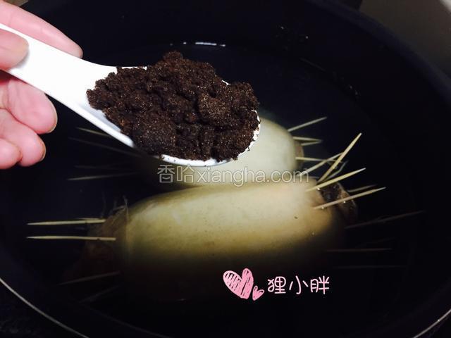 加入三大勺红糖