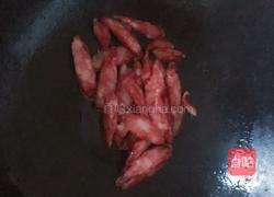 芹菜炒腊肠的做法图解3