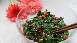 菠菜拌花生米的做法图解8