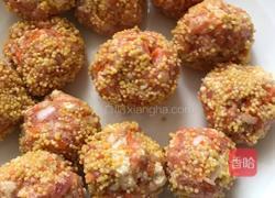 小米猪肉什锦丸子的做法图解5
