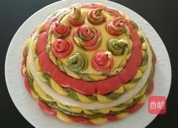 蒸生日花糕的做法图解15