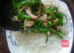 青椒肉丝盖饭的做法图解11