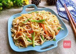 炒面条的做法图解14