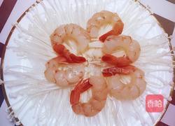 彩色蒸阿根廷大红虾仁的做法图解3