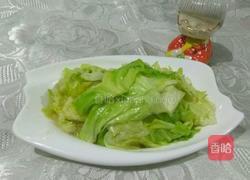 爆炒包菜的做法图解1