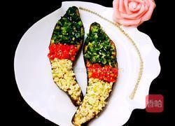 三色烤紫茄的做法图解14