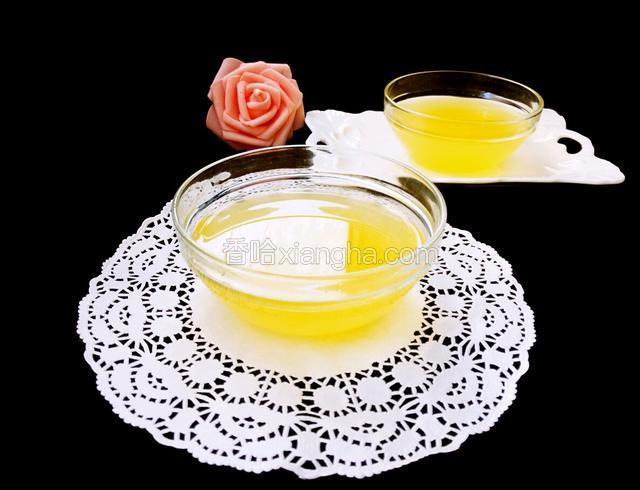 百香果蜂蜜茶成品图