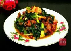 大蒜炒猪头肉的做法图解6