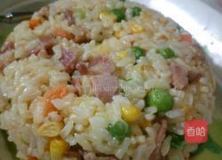 芝士炒饭的做法图解3