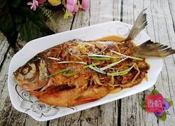 红烧鲳鱼的做法图解7