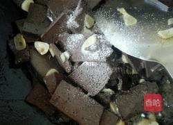 大蒜炒羊血的做法图解5