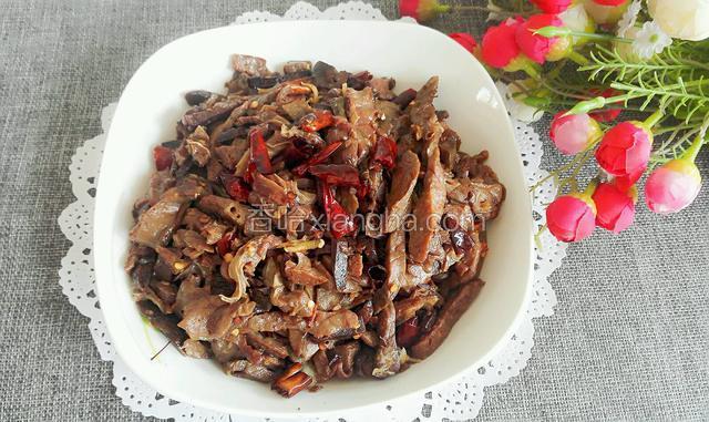 干煸辣肺丝