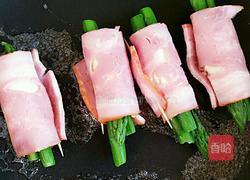 培根芝士芦笋卷的做法图解8