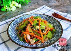 肉丝炝香芹的做法图解10