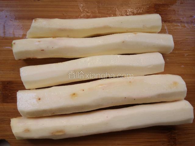 山药洗净去皮